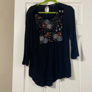 Half sleeve floral shirt